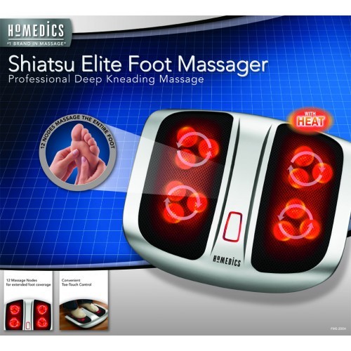Homedics Shiatsu Elite Foot Massager Review (Full-Foot Coverage)