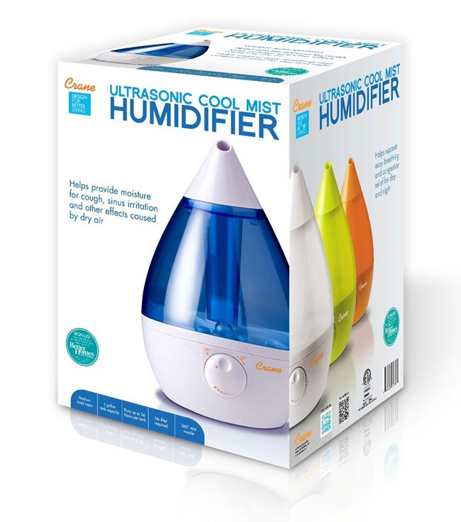Crane Drop Cool Mist Humidifier Review (2.3 Gallon Per Day)