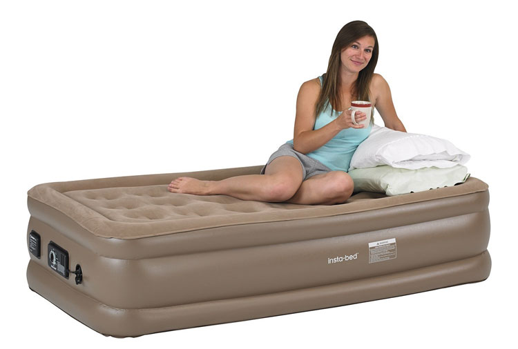 Review Insta Bed Never Flat With Pump (Air Mattress)