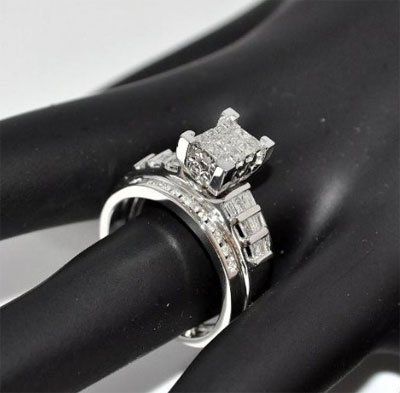 Review Princess Cut Diamond Engagement Rings (.9ct Wedding Ring)