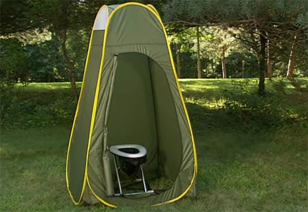 Review Travel Camping Toilet Tent Privacy Pop Up