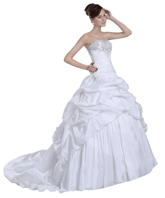 Review Faironly New Bride Wedding Dress (White Wedding Dress)