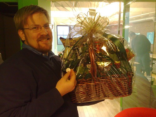 Congrats on the Raincity Acquisition basket from Capulet - 03122007211 by roland Gift Baskets women photo