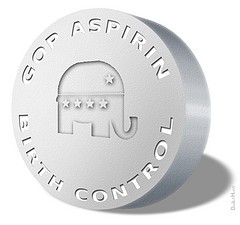 GOP Aspirin Birth Control by DonkeyHotey Aspirin photo