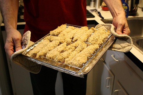 making Panko Crusted Chicken Strips by anneheathen Chicken Strips photo